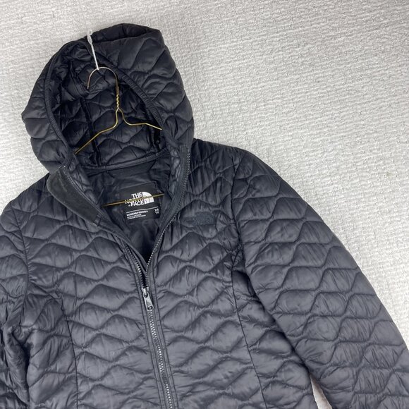 The North Face Women's ThermoBall Insulated Hooded Parka II  Black Size XS - Picture 2 of 16